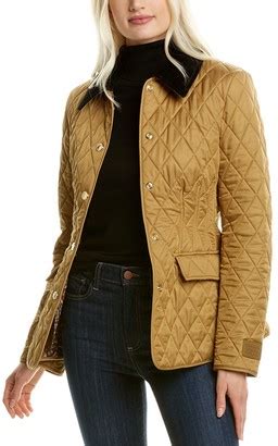 Quilted Barn Jacket in Camel 